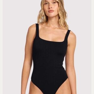 nuuds Classic Black One Piece Swimsuit